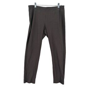 Eileen Fisher Women's S/P Black Stretch‎ Leggings Corpcore Casual Office